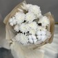 Букет хризантем с хлопком