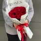 Красная роза 25шт Кения в упаковке