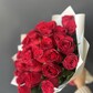 Моно букет из 21 красной розы