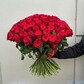 Букет из 101 красной розы, 60 см