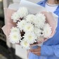 Букет из белых хризантем