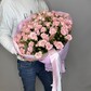 Букет из нежно-розовых кустовых роз