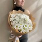 Моно-букет из 5 веточек хризантемы ромашки