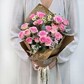 Лесная ягодка букет кустовых розовых роз