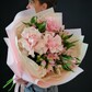 Букет "Кружево" с французской розой и альстромерией