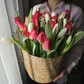 Козина с тюльпанами