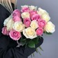 Белые и розовые розы