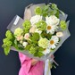 Букет из французских роз и гортензией