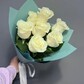 Моно букет из белых роз
