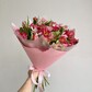Букет «Сад бабочек» из розовых альстромерий