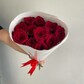 Классический монобукет из 11 красных роз 50см