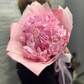 Монобукет с Розовой Гортензией