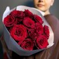 Монобукет из 11 роз сорта Эквадор