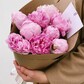 Букет пионов в крафте (9 шт)