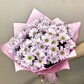 Букет сиреневых ромашек