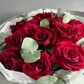Букет из красной Эквадорской розы