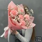 Букет из Диантусов и гипсофилы "Розовый"