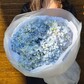 Букет из голубой гортензии