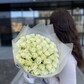 Букет из 51 белой розы