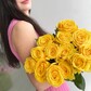 Букет из ярких солнечных роз