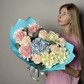 Авторский букет с гортензией и французской розой