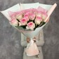 Нежный букет из пион.Розы Эквадор