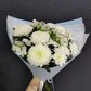 Букет Нежность из 2х видов хризантем и альстромерии