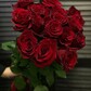 Букет из 15 красных эквадорских роз 70 см