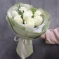 Букет Белоснежка из белых роз