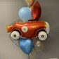Фонтан из шаров «Гонки» для мальчика